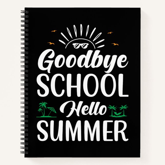 Carnet Goodbye School Hello Summer, Summer Fun démarre (Devant)