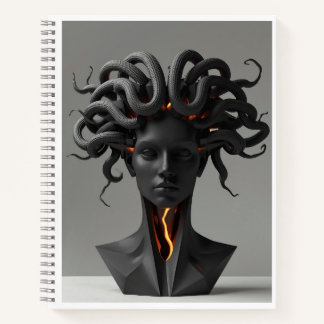 Carnet Gorgon Geometric Graphite Notebook