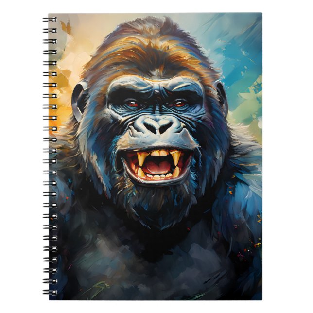 Carnet Gorilla grand sourire (Devant)