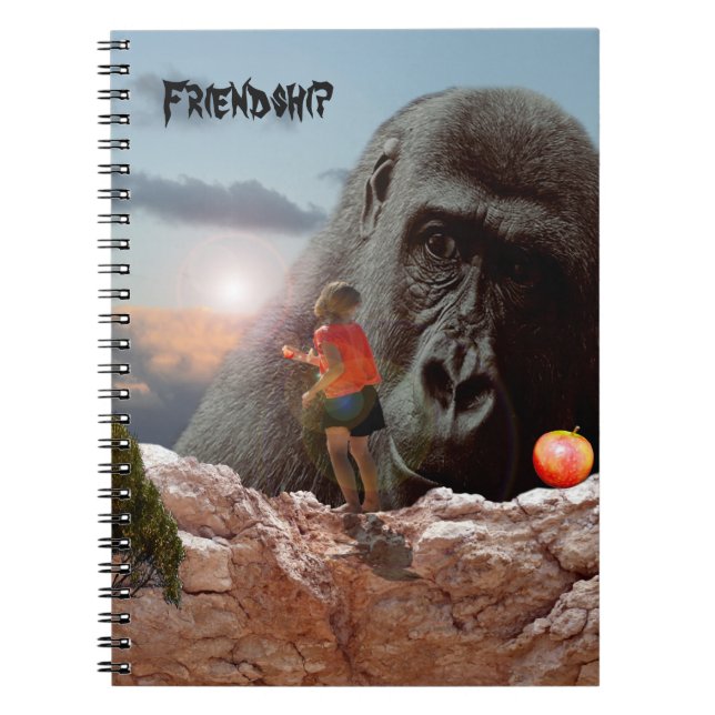 Carnet Gorilla Trouve Un Ami, (Devant)