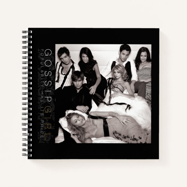 Carnet Gossip Girl Black and White Group Graphisme (Devant)