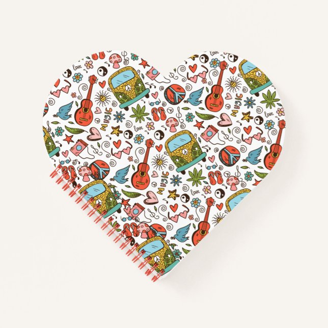 Carnet Gotcha Covered Lined Notebook – 6.5 x 8.75 in | Pe (Devant)