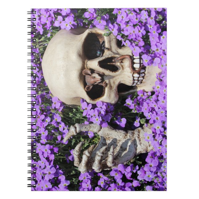 Carnet Gothic (crâne) (Devant)