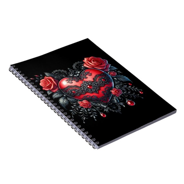 Carnet Gothic Heart Valentine Photo Notebook (Côté Droit)