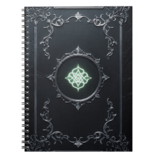 Carnet Gothic Notebook – Dark Aesthetic Mystic Symbol