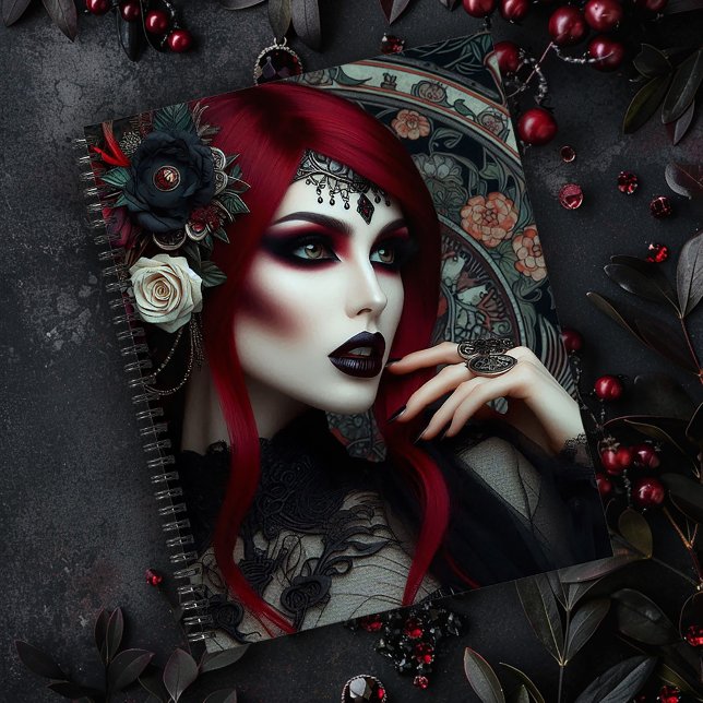 Carnet Gothique Art Nouveau Femme (Créateur téléchargé)