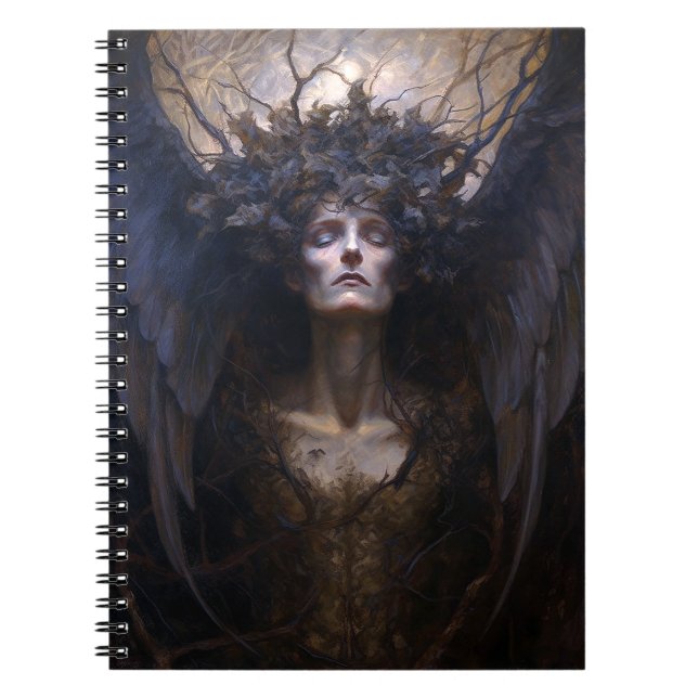 Carnet Gothique gothique de l'Angle foncé Art Imaginaire (Devant)