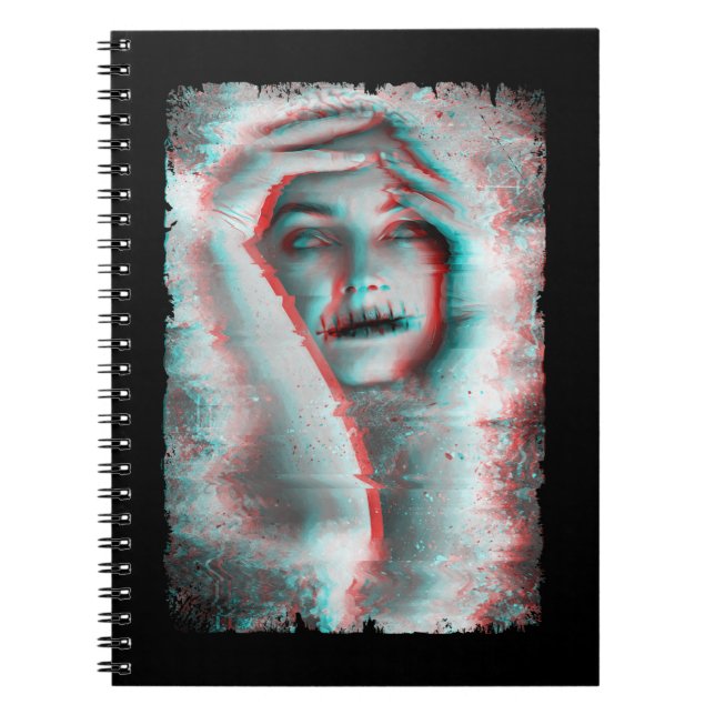Carnet Gothique Horreur Girl Goth Occult Esthétique Dark  (Devant)