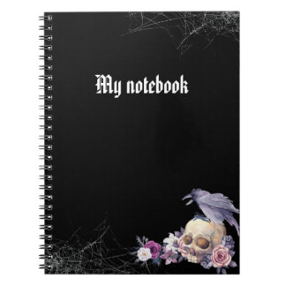 Carnet gothique - Journal esthétique foncé
