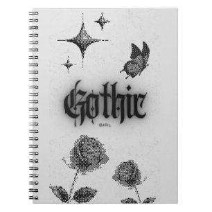 Carnet gothique rétro - Journal esthétique sombre
