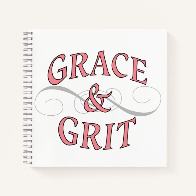 Carnet Grace & Grit pour la dame dure (Devant)