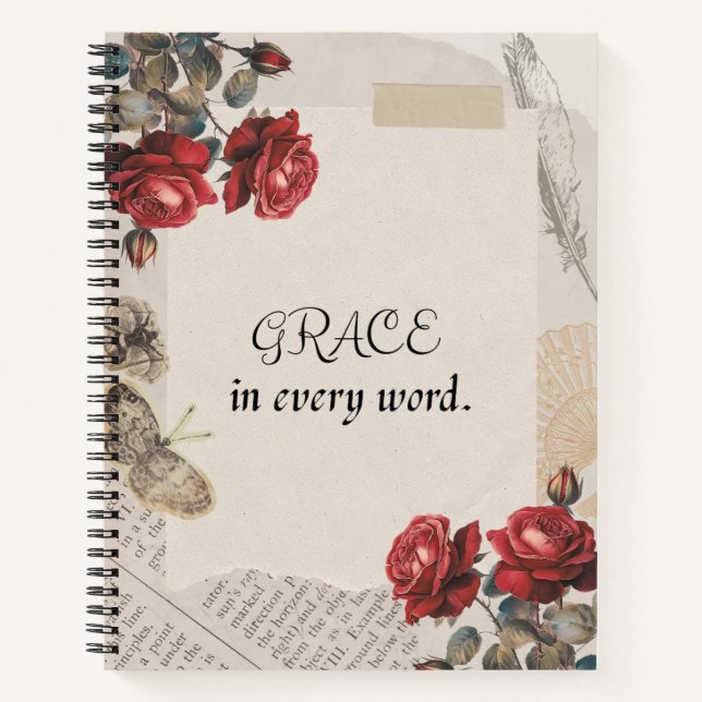 Carnet Grace - in every word (Devant)