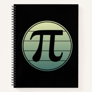 Carnet Gradient Happy Pi Day Math