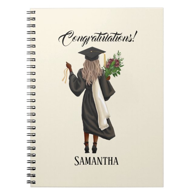 Carnet Graduation de l'aquarelle personnalisée (10) (Devant)