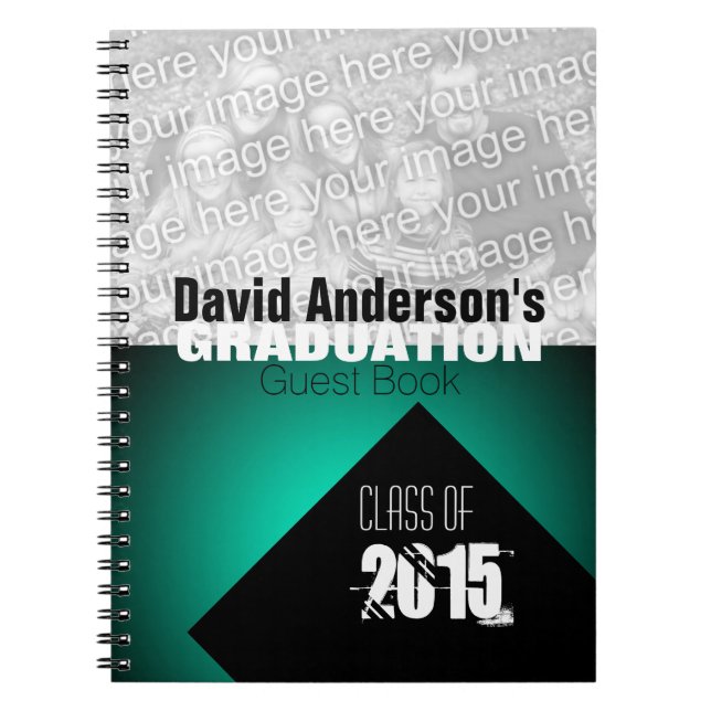 Carnet Graduation Party Class of 2018 Custom Guest Book 2 (Devant)