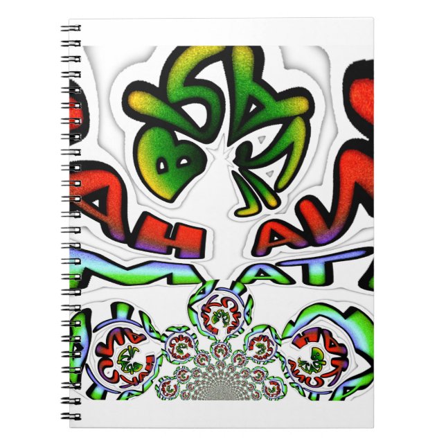 Carnet Graffiti coloré Hakuna Matata (Devant)