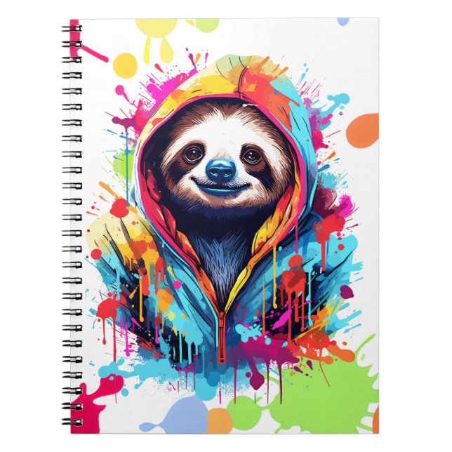 Carnet Graffiti Sloth (Devant)