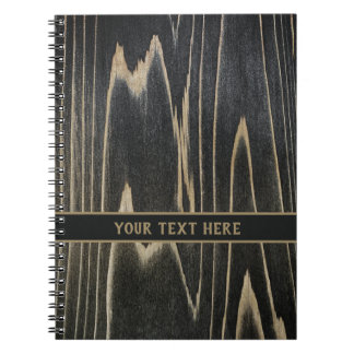 Carnet Grain de bois séculaire - Personnalisable