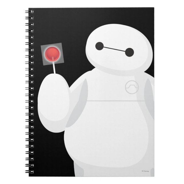 Carnet Grand héros 6 | Baymax avec Lollipop (Devant)