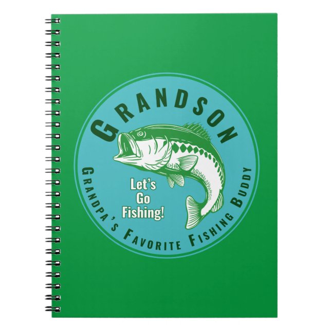 Carnet Grand-père's Favori Fishing Buddy (Devant)