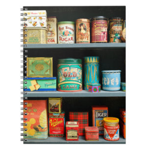 Carnet Grande collection de boîtes vintages colorées