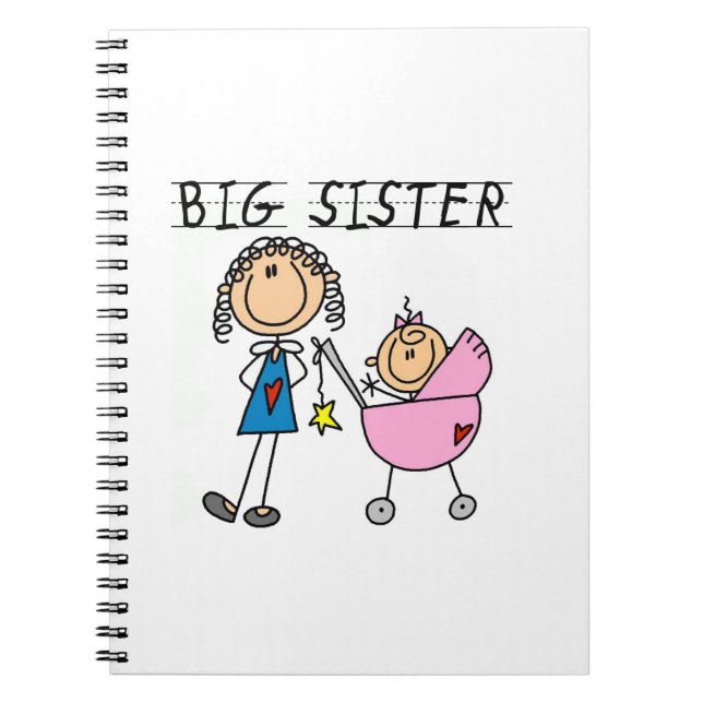 Carnet Grande Soeur Avec Petits Cadeaux Soeurs (Devant)