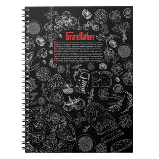 Carnet Grandfather Recipe Notebook