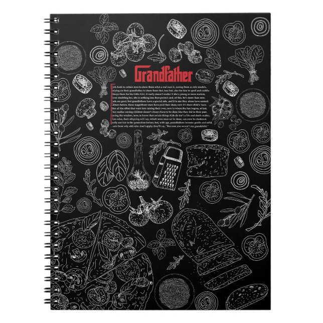 Carnet Grandfather Recipe Notebook (Devant)