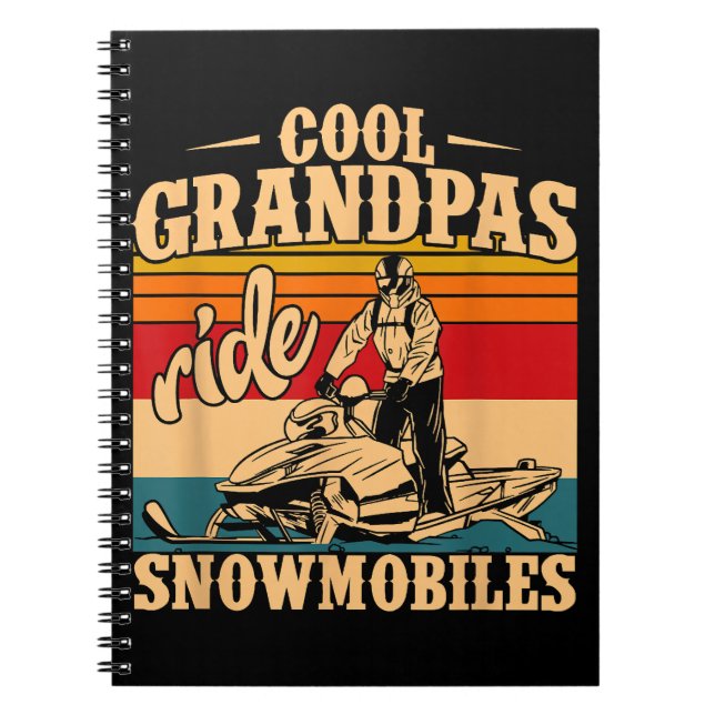Carnet Grandpas cool randonnée Motoneige Motoneige Motone (Devant)