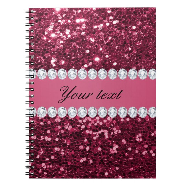 Carnet Grands parties scintillantes et diamants de Faux (Devant)
