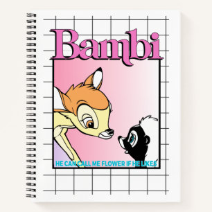 Carnet Graphique Bambi & Grille Rétro Fleur