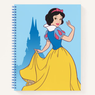 Carnet Graphique blanc et château de neige