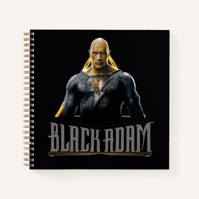 Carnet Graphique Caractère et nom Adam noir (Devant)