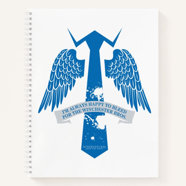 Carnet Graphique de citation de Cravate de Castiel surnat (Devant)