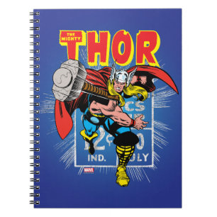 Carnet Graphique de prix de bande dessinée Thor Retro