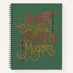 Carnet Graphique de traductions localisées MUGGLE™