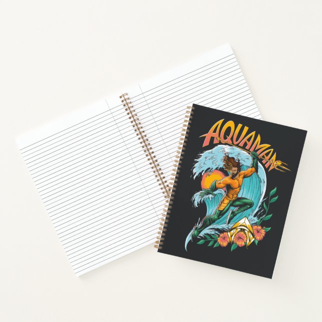 Carnet Graphique du Surf de levage Aquaman et Trident (Intérieur)