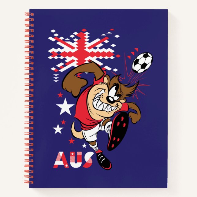 Carnet Graphisme TAZ™ Team Australia Soccer (Devant)
