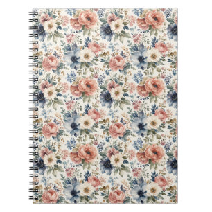 Carnet Grappes d'aquarelle peintes à la main de luxe