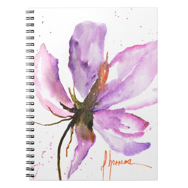Carnet Gras Floral IV (Devant)