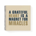 Grateful Heart Magnet pour Miracles | Ordinateur p