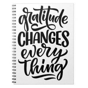 Carnet Gratitude Change tout