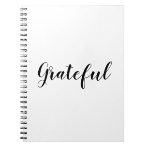 Carnet Gratuit noir blanc script personnalisé texte migno