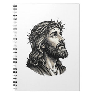 Carnet Gravure Vintage Couronne d'Épines Dessin de Portra