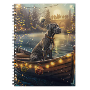 Carnet Great Dane Christmas Festive Voyage