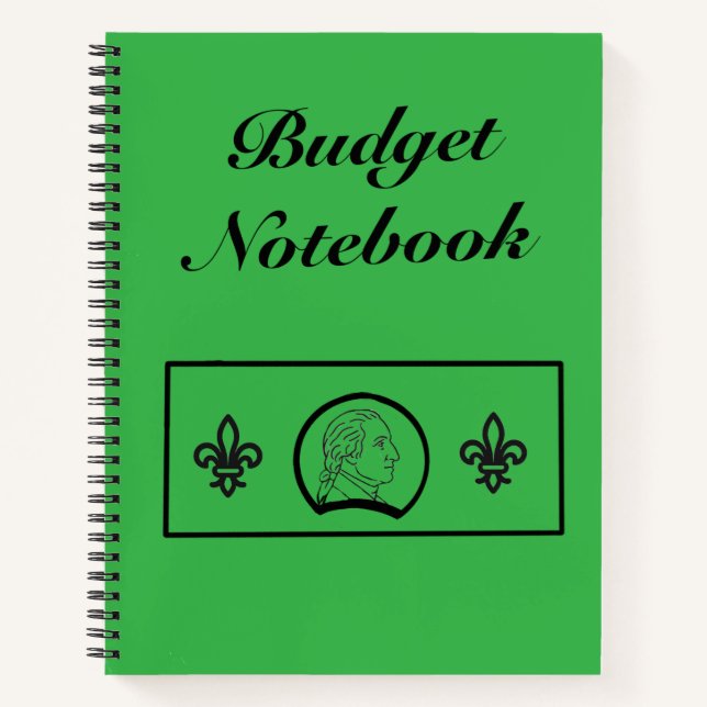 Carnet Green Budget Notebook (Devant)