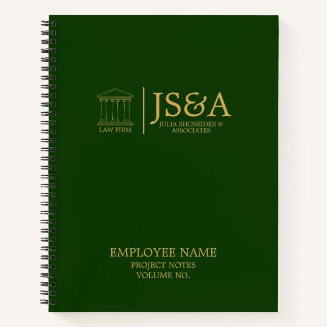 Carnet Green Gold Justice Columns Law Firm (Devant)