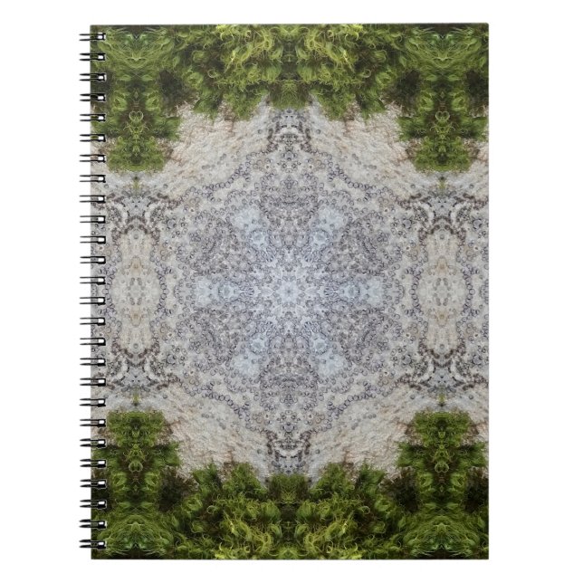 Carnet Green Moss & Earth Nature Art (Devant)