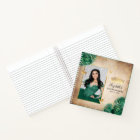 Green Rose Gold Elegant Photo Quinceanera Invité