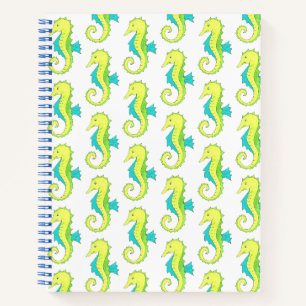 Carnet Green Seahorse Sea Horse Beach Ocean Marine Life